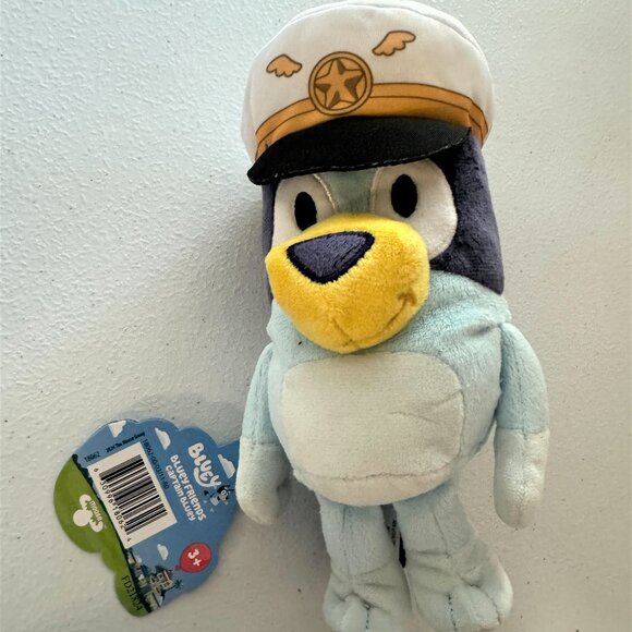 Captain Bluey Plush Toy - Soft Bluey Friends Stuffed Animal for Kids - Picture 1 of 2